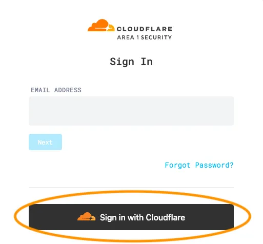 Sign in with Cloudflare